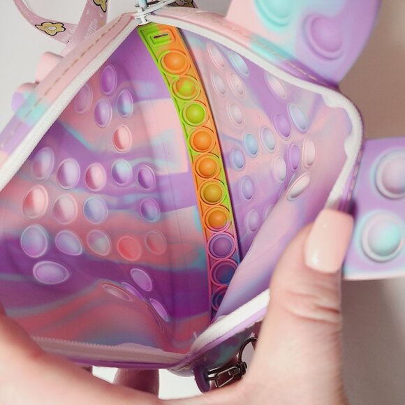 Pop-It Bunny Purse | Kids Fidget Crossbody Bag - Picture 4 of 8